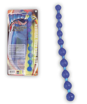 Анальная цепочка NMC Jumbo Jelly Thai Beads цвет синий (14600007000000000)