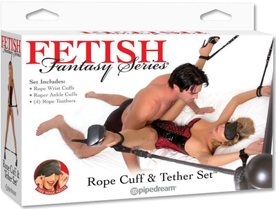 Набор для бондажа Fetish Fantasy Series Rope Cuff and Tether Set (17304000000000000)