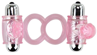 Двойное эрекционное кольцо Bunny Snuggles Cock Clit Ring (19357000000000000)