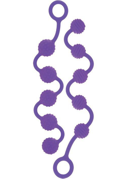 Комплект анальных шариков из силикона Posh Silicone O Anal Beads цвет фиолетовый (11842017000000000)
