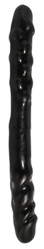 Двосторонній фалоімітатор Basix Rubber Works - 16 Double Dong колір чорний (08800005000000000)