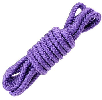 Бондажная мотузка Fetish Fantasy Mini Silk Rope 6 Feet колір фіолетовий (+16023017000000000)