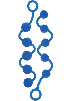 Комплект анальных шариков из силикона Posh Silicone O Anal Beads цвет голубой (11842008000000000)