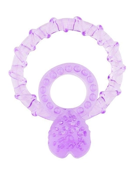 Эрекционное кольцо Basicx Tpr Double Cockring 1inch цвет фиолетовый (15289017000000000)