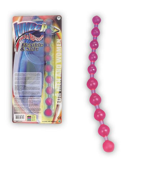 Анальная цепочка NMC Jumbo Jelly Thai Beads цвет розовый (14600016000000000)
