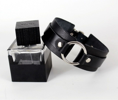 Кожаный чокер с кольцом Scappa размер XL (21571000012000000)
