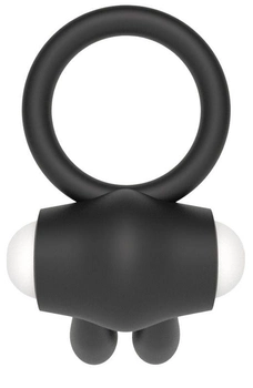 Эрекционное кольцо с вибрацией Power Clit Cockring Rabbit цвет черный (18928005000000000)