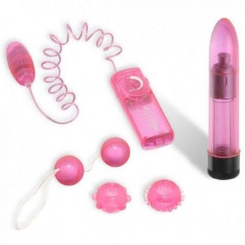 Секс набір Clear Kit Seethru Sextoys колір рожевий (10940016000000000)