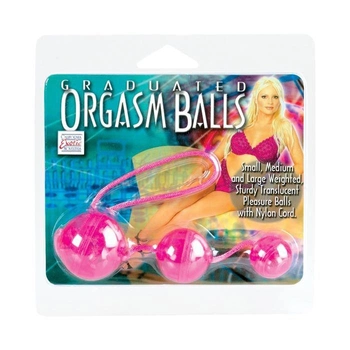 Вагінальні кульки Graduated Orgasm Balls колір рожевий (06225016000000000)