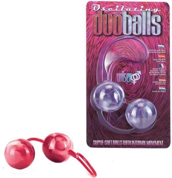 Вагинальные шарики Oscilating Duo Balls цвет красный (15019015000000000)