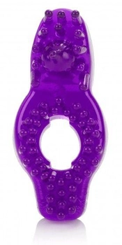 Гелевая насадка на пенис для стимуляции клитора Super Stretch цвет фиолетовый (00826017000000000)
