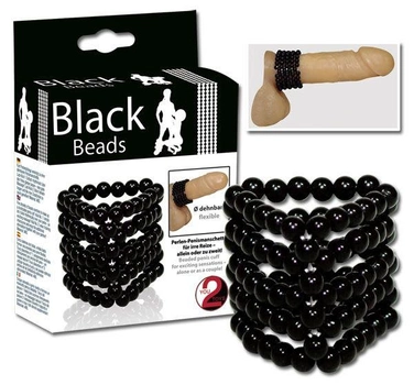 Кольцо Black Beads (02681000000000000)