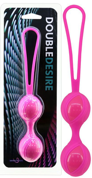 Вагінальні кульки Double Desire колір рожевий (18433016000000000)