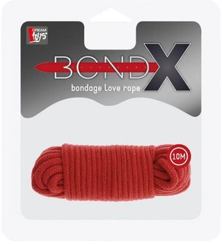 Бондажная веревка Bondx Love Rope цвет красный (15938015000000000)