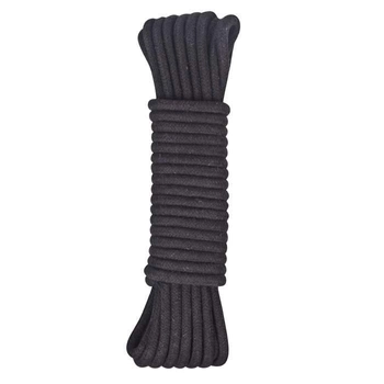 Хлопковая веревка для бондажа, 15 м цвет черный (12158005000000000)