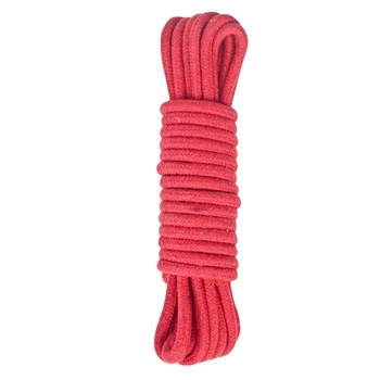 Хлопковая веревка для бондажа, 15 м цвет красный (12158015000000000)