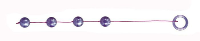 Класичні анальні кульки на нитці Acrylite Beads Large (00537000000000000)