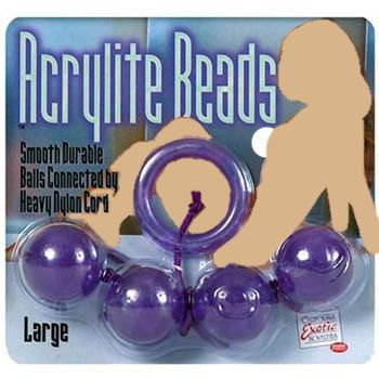 Классические анальные шарики на нитке Acrylite Beads Large (00537000000000000)