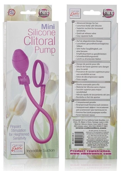 Женская вакуумная помпа Mini Silicone Clitoral Pump цвет розовый (17038016000000000)