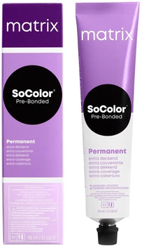 Крем-краска Matrix Socolor Beauty Extra Coverage Pre-Bonded для седых волос 509AV блондин пепельно перламутровый 90 мл