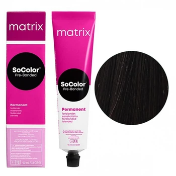 Стойкая крем-краска Matrix Socolor Pre-Bonded 3N темный шатен 90 мл