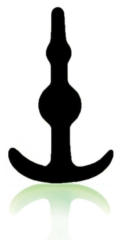 Анальный стимулятор Smiling Butt Plug цвет черный (17764005000000000)