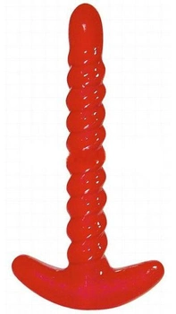 Анальний стимулятор Menzstuff Soft Twist Durable Probe Red колір червоний (14935015000000000)