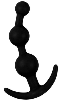Анальный стимулятор Lovetoy Lure Me Silicone Anal Plug, 14 см цвет черный (16873005000000000)