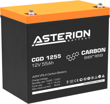 Аккумуляторная батарея Asterion CGD 1255 12V 55Ah AGM