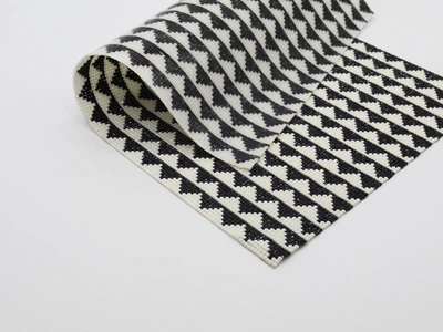 Стразовое клеевое полотно на силиконовой основе 40х24 см Бело-черное (KV-875)