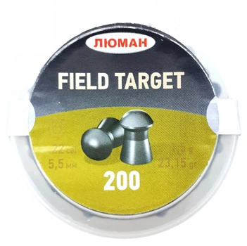Пули Люман 5.5 мм 1.5г Field Target 200 шт/пчк