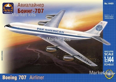 Авиалайнер Боинг - 707 1:144 ARK Models (ARK14401)