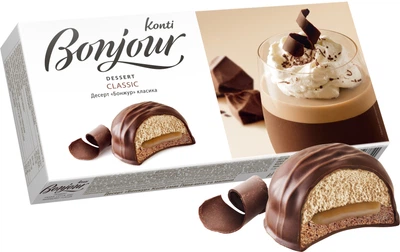 Упаковка конфет Konti Bonjour Десерт классика 232 г (4823088608212)