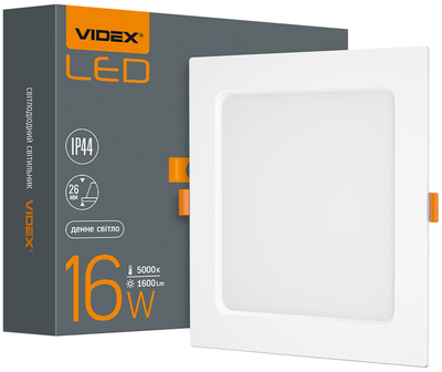 Світильник точковий VIDEX 16 W 5000 K Back (VL-DLBS-165)