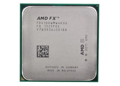 Процессор AMD Zambezi FX-4100 4 ЯДРА, 3.6 GHz, sAM3+ , Tray ( FD4100WMW4KGU ) Б/У