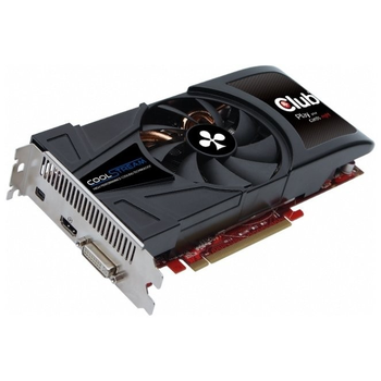 Видеокарта CLUB-3D PCI-Ex Radeon HD 6790 1 GB GDDR5 ( 256 BIT ) ( DVI, HDMI, DisplayPort ) Б/У