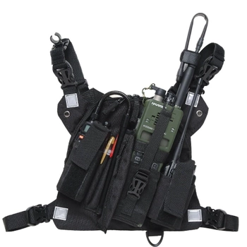 Нагрудный сумка-разгрузки для рации ABBREE PT-09 Plus