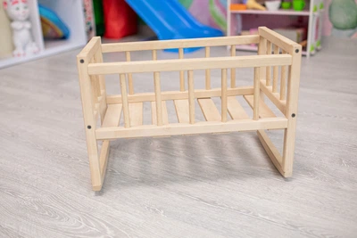 Деревянная детская кроватка для кукол 44х31х26 см (KD-252)