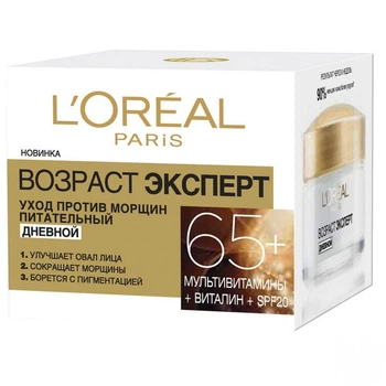 Антивозрастной крем-скульптор L'Oreal Paris Skin Expert Возраст эксперт дневной уход для всех типов кожи 50 г (3600523408900)