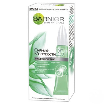 Крем для кожи вокруг глаз Garnier Skin Naturals Сияние Молодости 25+ 15 мл (3600541352902)