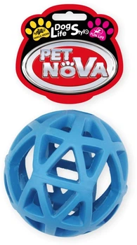 Іграшка для собак Pet Nova М'яч сітчастий Pet Nova 9 см (RUB-FENCEBALL-BL) (5904378732301)