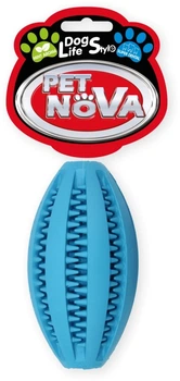 Іграшка для собак Pet Nova М'яч регбі SuperDent Pet Nova 11 см (RUB-DENTALRUGBY-BL) (5904378732288)