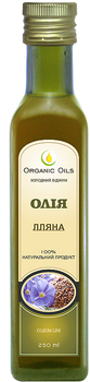 Олія Organic Oils Лляна 250 мл (4820188520123)