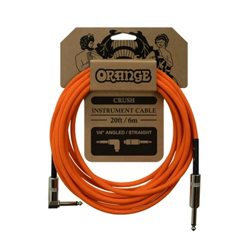 Інструментальний кабель Jack 6,3 - кутовий Jack 6,3 6м Orange CA037