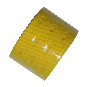 Кинезио тейп Kinesiology Tape Madicare Punch перфорированный (панч тейп) 5см х 5м желтый