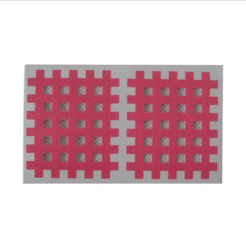 Крос тейп тип С, DL Cross Tape C 1х2 (спіральний тейп) 20 аркушів/упаковка рожевий