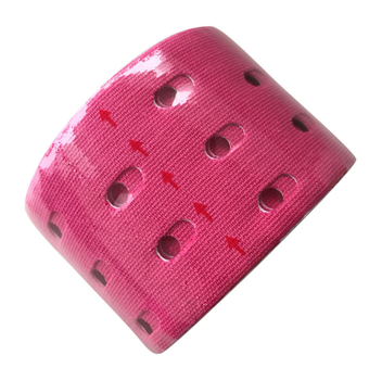 Кінезіо тейп Kinesiology Tape Madicare Punch перфорований панч тейп 5см х 5м рожевий
