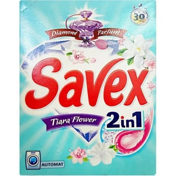 Стиральный порошок Savex Diamond Parfum 2в1 Tiara Flower автомат, 400 г