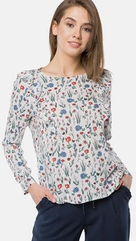 Блузка Tom Tailor Printed ruffled tunic XL різнобарвний 205526200711004