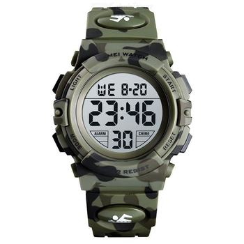 Skmei 1548 Kids Детские часы зеленый камуфляж